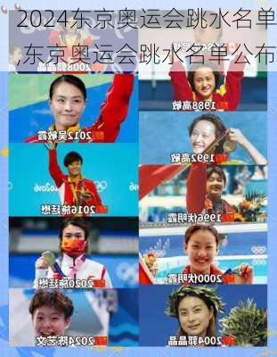 东京奥运会跳水名单,东京奥运会跳水名单公布