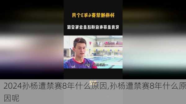 孙杨遭禁赛8年什么原因,孙杨遭禁赛8年什么原因呢