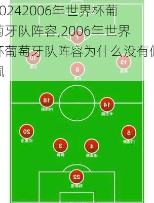 2006年世界杯葡萄牙队阵容,2006年世界杯葡萄牙队阵容为什么没有佩佩