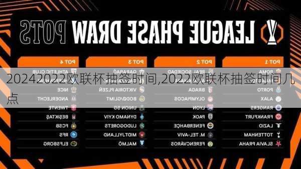 2022欧联杯抽签时间,2022欧联杯抽签时间几点