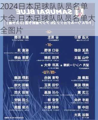 日本足球队队员名单大全,日本足球队队员名单大全图片