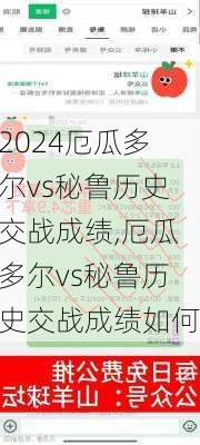 厄瓜多尔vs秘鲁历史交战成绩,厄瓜多尔vs秘鲁历史交战成绩如何