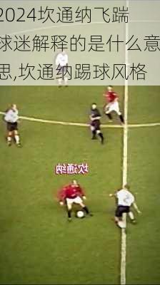 坎通纳飞踹球迷解释的是什么意思,坎通纳踢球风格