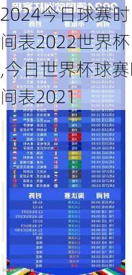 今日球赛时间表2022世界杯,今日世界杯球赛时间表2021