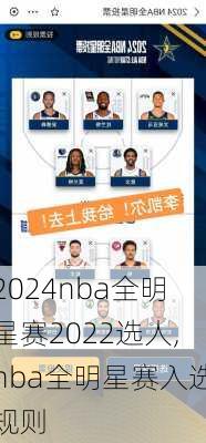 nba全明星赛2022选人,nba全明星赛入选规则
