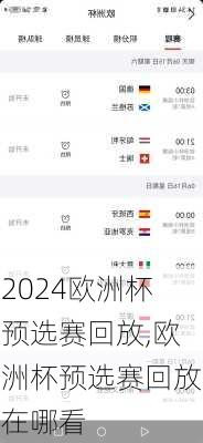 欧洲杯预选赛回放,欧洲杯预选赛回放在哪看