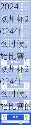 欧州杯2024什么时候开始比赛,欧州杯2024什么时候开始比赛的