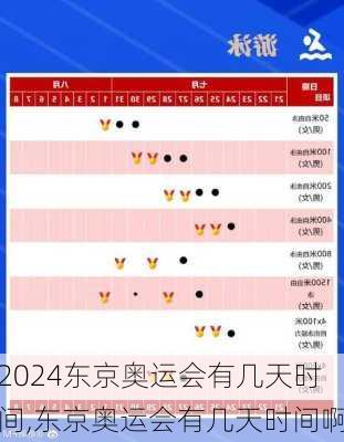 东京奥运会有几天时间,东京奥运会有几天时间啊
