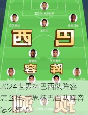 世界杯巴西队阵容怎么样,世界杯巴西队阵容怎么样了