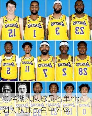 湖人队球员名单nba,湖人队球员名单阵容