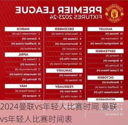 曼联vs年轻人比赛时间,曼联vs年轻人比赛时间表