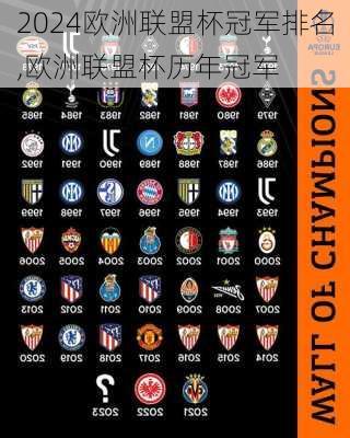 欧洲联盟杯冠军排名,欧洲联盟杯历年冠军