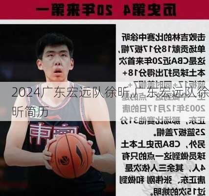 广东宏远队徐昕,广东宏远队徐昕简历