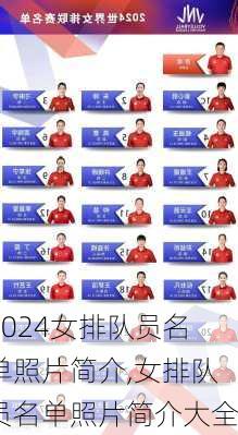 女排队员名单照片简介,女排队员名单照片简介大全