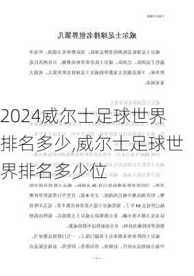 威尔士足球世界排名多少,威尔士足球世界排名多少位