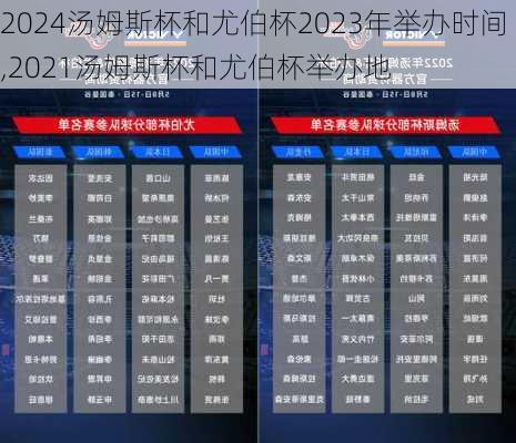 汤姆斯杯和尤伯杯2023年举办时间,2021汤姆斯杯和尤伯杯举办地