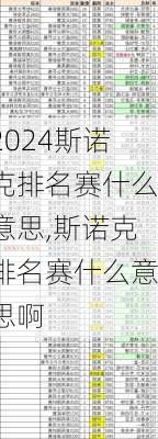 斯诺克排名赛什么意思,斯诺克排名赛什么意思啊