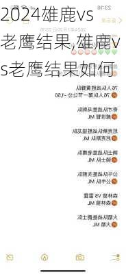 雄鹿vs老鹰结果,雄鹿vs老鹰结果如何
