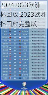 2023欧洲杯回放,2023欧洲杯回放完整版
