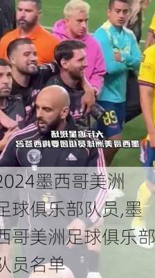 墨西哥美洲足球俱乐部队员,墨西哥美洲足球俱乐部队员名单