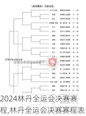 林丹全运会决赛赛程,林丹全运会决赛赛程表