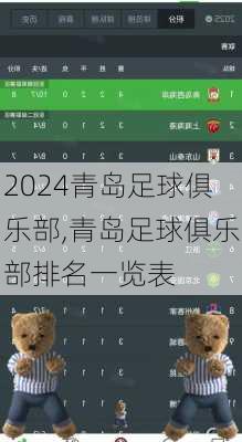 青岛足球俱乐部,青岛足球俱乐部排名一览表