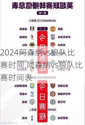 阿森纳vs狼队比赛时间,阿森纳vs狼队比赛时间表