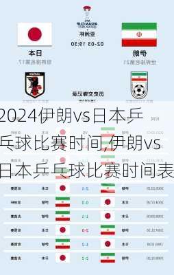 伊朗vs日本乒乓球比赛时间,伊朗vs日本乒乓球比赛时间表