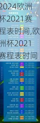 欧洲杯2021赛程表时间,欧洲杯2021赛程表时间