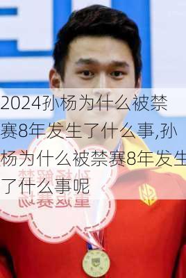孙杨为什么被禁赛8年发生了什么事,孙杨为什么被禁赛8年发生了什么事呢