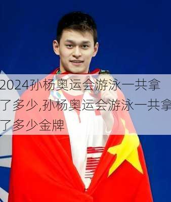 孙杨奥运会游泳一共拿了多少,孙杨奥运会游泳一共拿了多少金牌