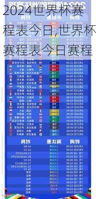 世界杯赛程表今日,世界杯赛程表今日赛程