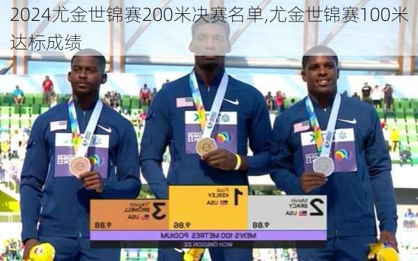 尤金世锦赛200米决赛名单,尤金世锦赛100米达标成绩