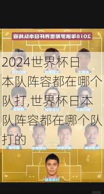 世界杯日本队阵容都在哪个队打,世界杯日本队阵容都在哪个队打的