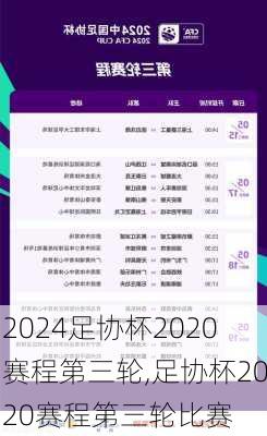 足协杯2020赛程第三轮,足协杯2020赛程第三轮比赛