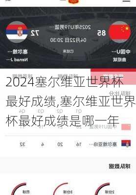 塞尔维亚世界杯最好成绩,塞尔维亚世界杯最好成绩是哪一年