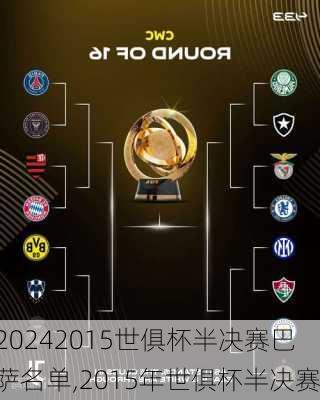 2015世俱杯半决赛巴萨名单,2015年世俱杯半决赛