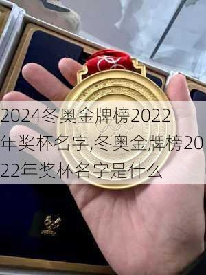 冬奥金牌榜2022年奖杯名字,冬奥金牌榜2022年奖杯名字是什么