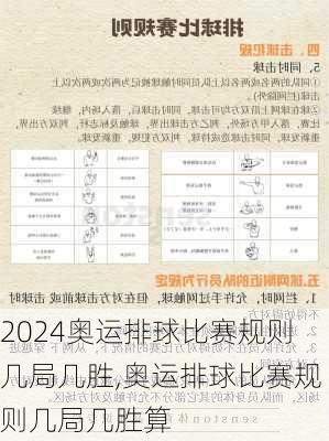 奥运排球比赛规则几局几胜,奥运排球比赛规则几局几胜算