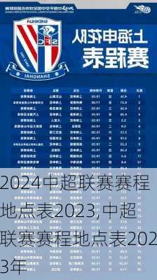 中超联赛赛程地点表2023,中超联赛赛程地点表2023年