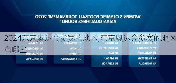 东京奥运会参赛的地区,东京奥运会参赛的地区有哪些