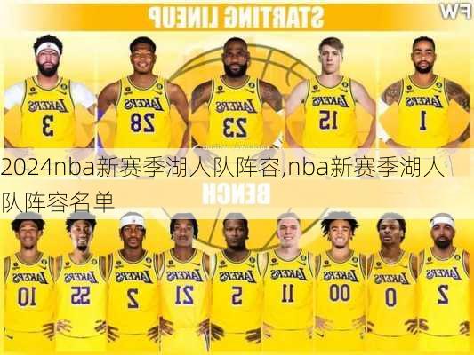 nba新赛季湖人队阵容,nba新赛季湖人队阵容名单