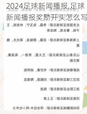 足球新闻播报,足球新闻播报奖励开头怎么写