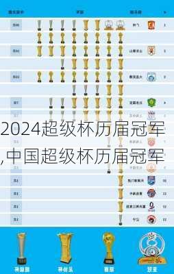 超级杯历届冠军,中国超级杯历届冠军
