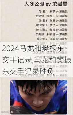 马龙和樊振东交手记录,马龙和樊振东交手记录胜负