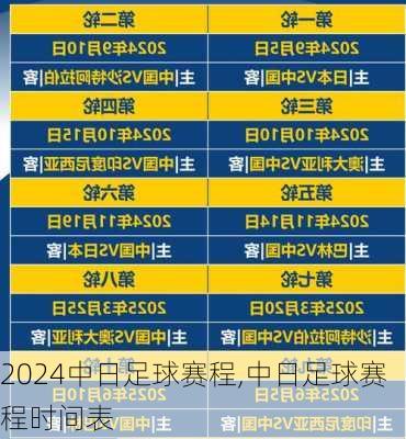 中日足球赛程,中日足球赛程时间表