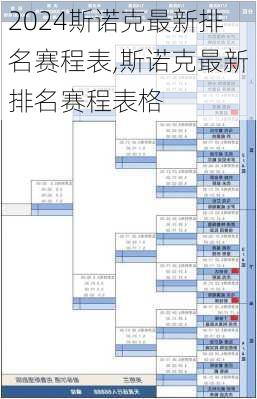 斯诺克最新排名赛程表,斯诺克最新排名赛程表格