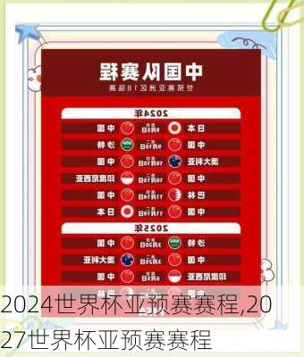 世界杯亚预赛赛程,2027世界杯亚预赛赛程