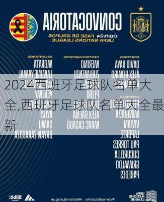 西班牙足球队名单大全,西班牙足球队名单大全最新