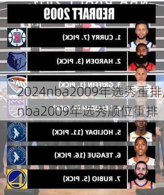 nba2009年选秀重排,nba2009年选秀顺位重排